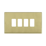Hamilton 7G214GPFL G2 Polished Brass front loading grid plate and grid