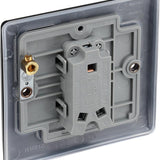 BG NFB12 Matt Black Single Switch 10A 2 Way