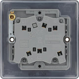 BG NFB15 Matt Black Triple Pole Fan Isolator Switch 10A