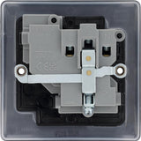 BG NFB21B Matt Black Single Switched 13A Socket
