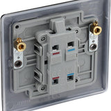 BG NFB31 Matt Black Single Switch 20A with Neon