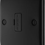 BG NFB54 Matt Black Unswitched 13A Fused Connection Unit