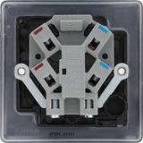 BG NFB54 Matt Black Unswitched 13A Fused Connection Unit