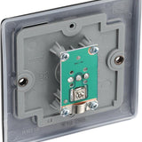 BG NFB60 Matt Black Single Socket TV/FM Co-axial Aerial Connection
