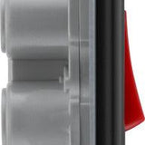 BG NFB72 Matt Black 45A Rectangular Cooker Control Unit with Neon