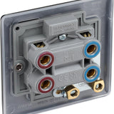 BG NFB74 Matt Black 45A Square Cooker Control Unit with Neon