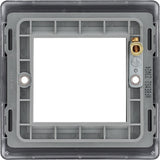 BG NFBEMS2 Matt Black Double Euro Plate