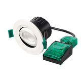 Bell 08190V2 Firestay 5/7W LED CCT Dimmable Wattage Switchable Centre Tilt Downlight