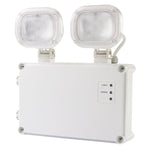 BELL 09088V2 emergency twin spot Spectrum 12W LED IP65 Emergency Twin Spot - Non-Maintained - Select Self-Test or Manual