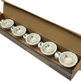 ALL LED 10 x 4.7W High Output Dimmable GU10 3000k