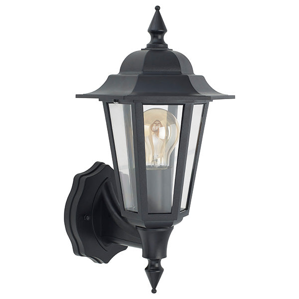 BELL 10358 outdoor lantern Retro Vintage Lantern in Black (Lamp Not Included)