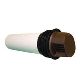 National Ventilation ESHR4BR 4" Ducting Kit for High Rise Installations - Brown