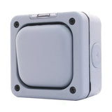 MK 56401GRY 1 Gang 2 Way Outdoor Switch SP + Neon 10A