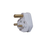 Round 3 Pin 5A Plug Top