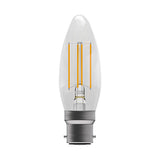 Clear Candle LED filament Dimmable Light Bulb  - BC - 4.5W