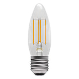 Clear Candle LED filament Dimmable Light Bulb  - ES - 4.5W