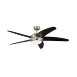 5 Blade Ceiling Fan 72557 Bendan Satin Chrome