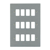 Hamilton 7412GP Stainless Steel 12 Gang Grid Plate