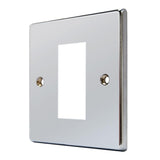 Hamilton 77EURO1 Polished Chrome 1 Gang Modular Plate