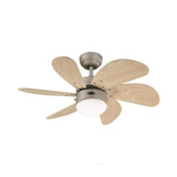 6 Blade Ceiling Fan 78158 Turbo Swirl Titanium