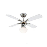 4 Blade Ceiling Fan 78321 Portland Ambiance Chrome