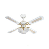 4 Blade Ceiling Fan 78324 Princess Trio White