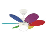 6 Blade Ceiling Fan 7867340 Turbo 2 White