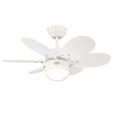 6 Blade Ceiling Fan 7867340 Turbo 2 White