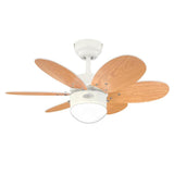 6 Blade Ceiling Fan 7867340 Turbo 2 White