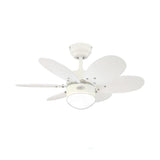 6 Blade Ceiling Fan 78673 Turbo 2 White