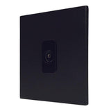 Hamilton 7MBCTVB CFX Matt Black TV Socket