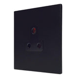 Hamilton 7MBCUS5B CFX Matt Black Unswitched 5A Socket