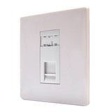 Hamilton 7WCJ45W CFX Gloss White RJ45 Socket 1 Gang