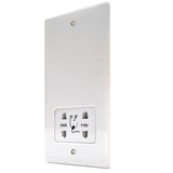 Hamilton 80SHSW Gloss White Shaver Socket