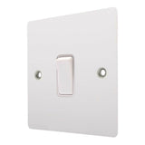 Hamilton 80R21WH-W Gloss White 10A 1 Gang Light Switch