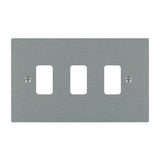 Hamilton 843GP Stainless Steel 3 Gang Grid Plate