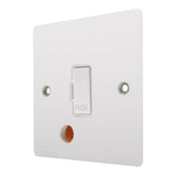 Hamilton 8MWFOCWH-W Matt White 13A Fuse and Cable Outlet