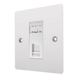 Hamilton 8MWJ45W Matt White RJ45 CAT 5E Outlet-Unshielded