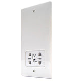 Hamilton 8MWSHSW Matt White Shaver Socket