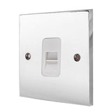 Hamilton 95TCSW Polished Chrome Telephone Slave Socket