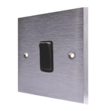 Hamilton 96R21BL-B Satin Chrome Light Switch 1 Gang 10A