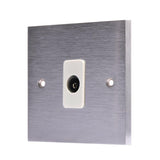 Hamilton 96TVW Satin Chrome TV Socket