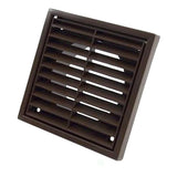 4 Inch Fixed Grille Brown