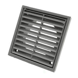 4 Inch Fixed Grille Grey