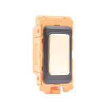 Hamilton FLBLANK-PB Satin Brass Blank Module with White & Black Bezel