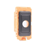 Hamilton FLCO-BL Black Flex Cable Outlet 10mm with Black Bezel
