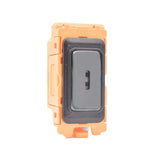 Hamilton FLK212-BK Black Nickel 2 Way Key Switch with Black Bezel