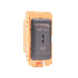 Hamilton FLKDPEL-EB Etrium Bronze Double Pole Emergency Lighting Test Key Switch with Black Bezel