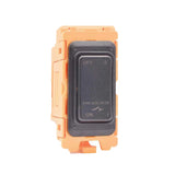 Hamilton FLTP-BL Black 10A Triple Pole Rocker Switch with Black Bezel