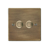 Hamilton 792XLEDITB100 Antique Brass LED Dimmer 2G 2W 100w